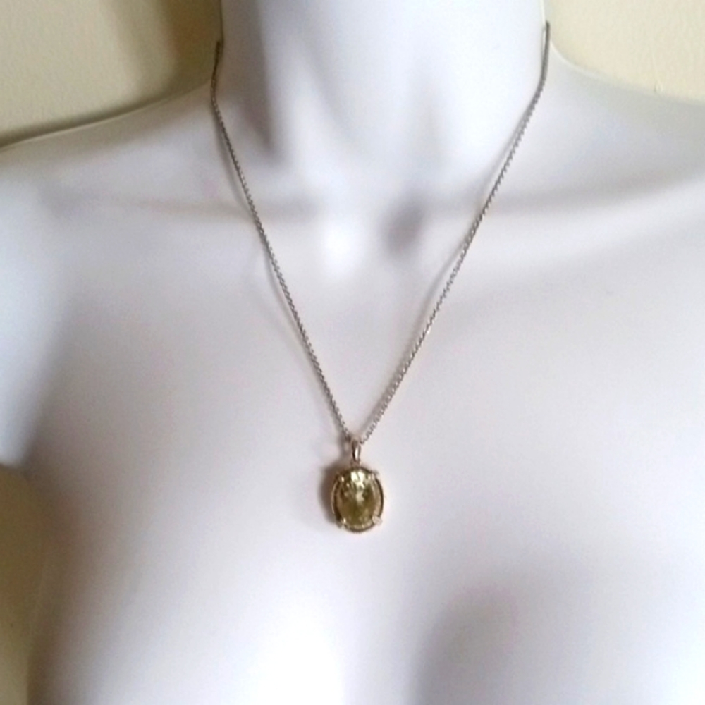 Mint Green Tourmaline Necklace